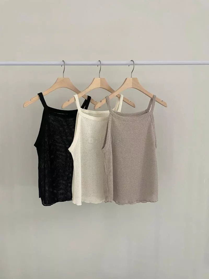 Enten - Korean Women Fashion - #shopsmall - Nature Sleeveless - 2