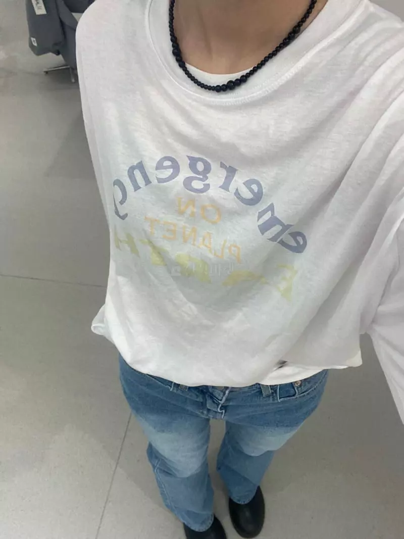 Enten - Korean Women Fashion - #shopsmall - Earth Sweatshirt