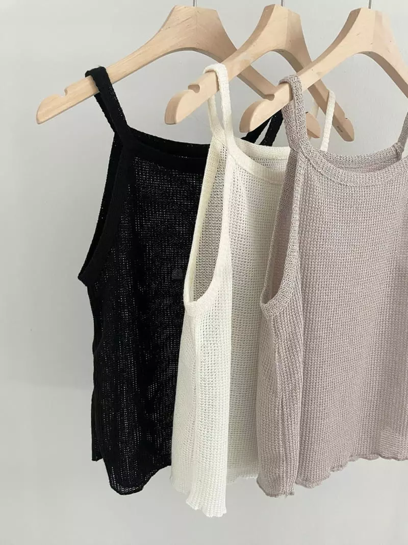 Enten - Korean Women Fashion - #thatsdarling - Nature Sleeveless - 3