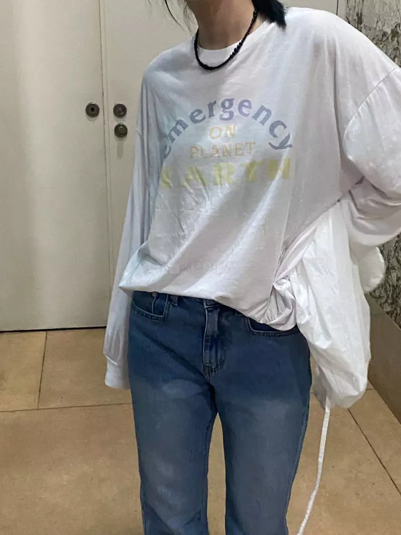Enten - Korean Women Fashion - #thatsdarling - Earth Sweatshirt - 2
