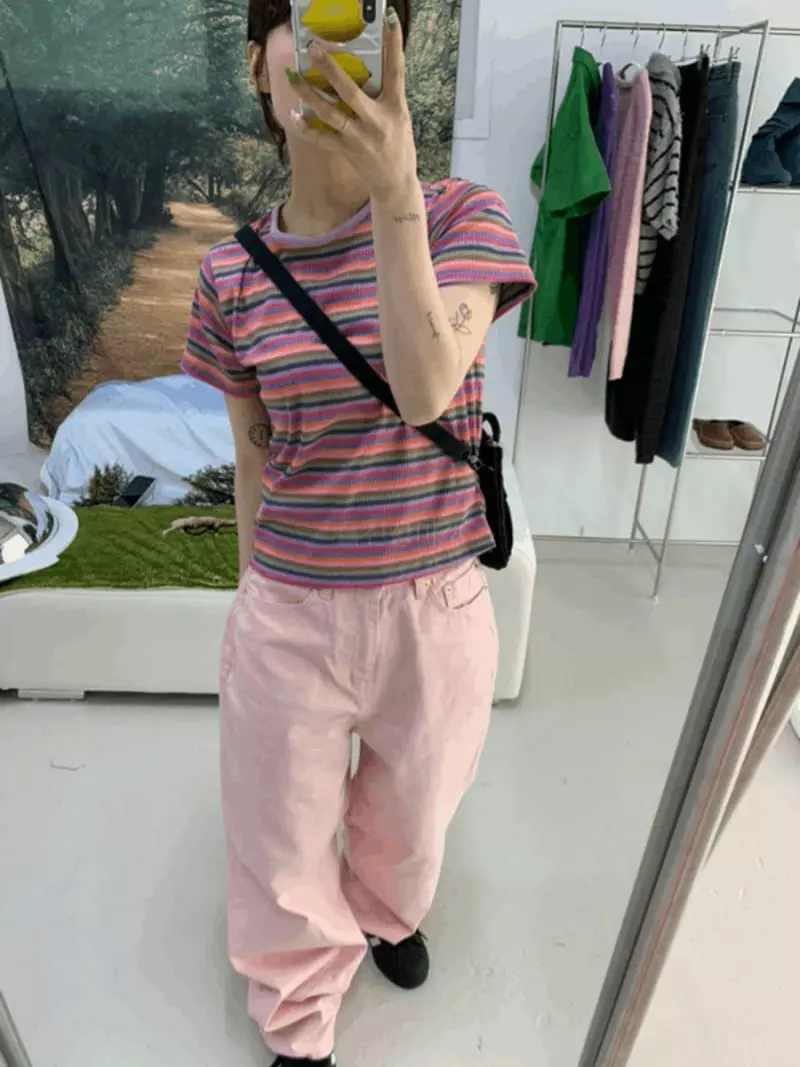 Enten - Korean Women Fashion - #thelittlethings - Apolo Stripes Tee