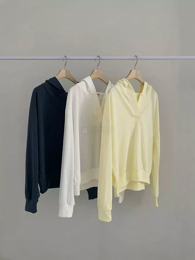 Enten - Korean Women Fashion - #vintageinspired - Yogurt Hoody - 3