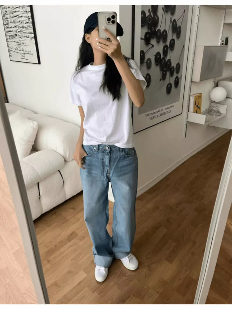 Enten - Korean Women Fashion - #momslook - Silket Tee - 4