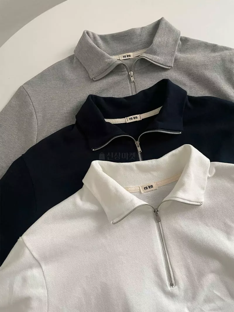 Enten - Korean Women Fashion - #momslook - Steady Sweatshirt - 4