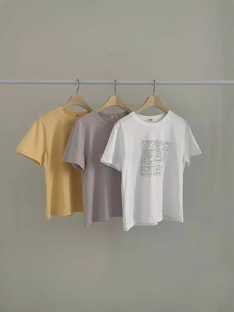 Enten - Korean Women Fashion - #womensfashion - Sensitive Tee - 2