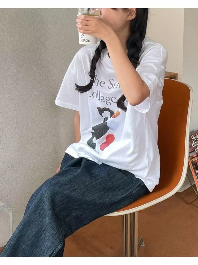 Enten - Korean Women Fashion - #womensfashion - Sunday Tee