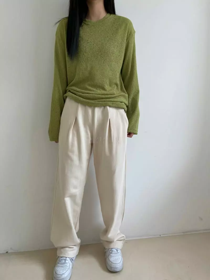 Enten - Korean Women Fashion - #momslook - Knit Tee - 4