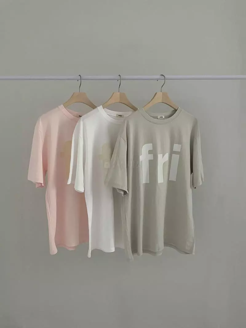 Enten - Korean Women Fashion - #womensfashion - Friday Tee - 3
