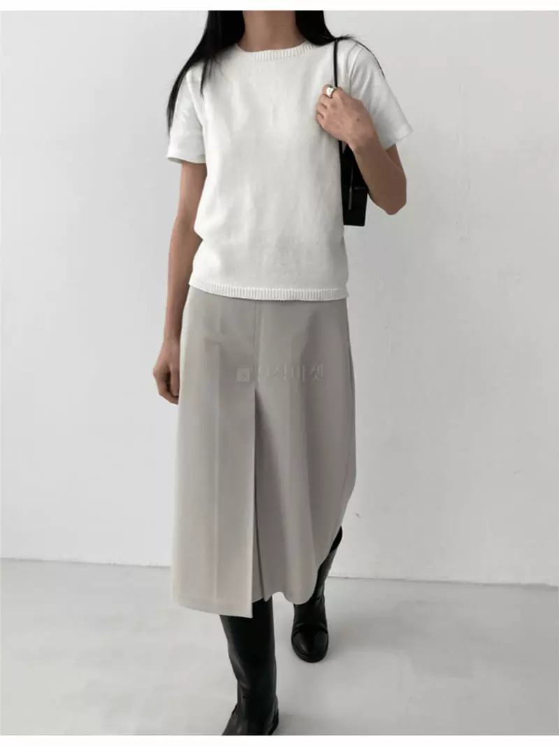 Enten - Korean Women Fashion - #womensfashion - Poke Skirt