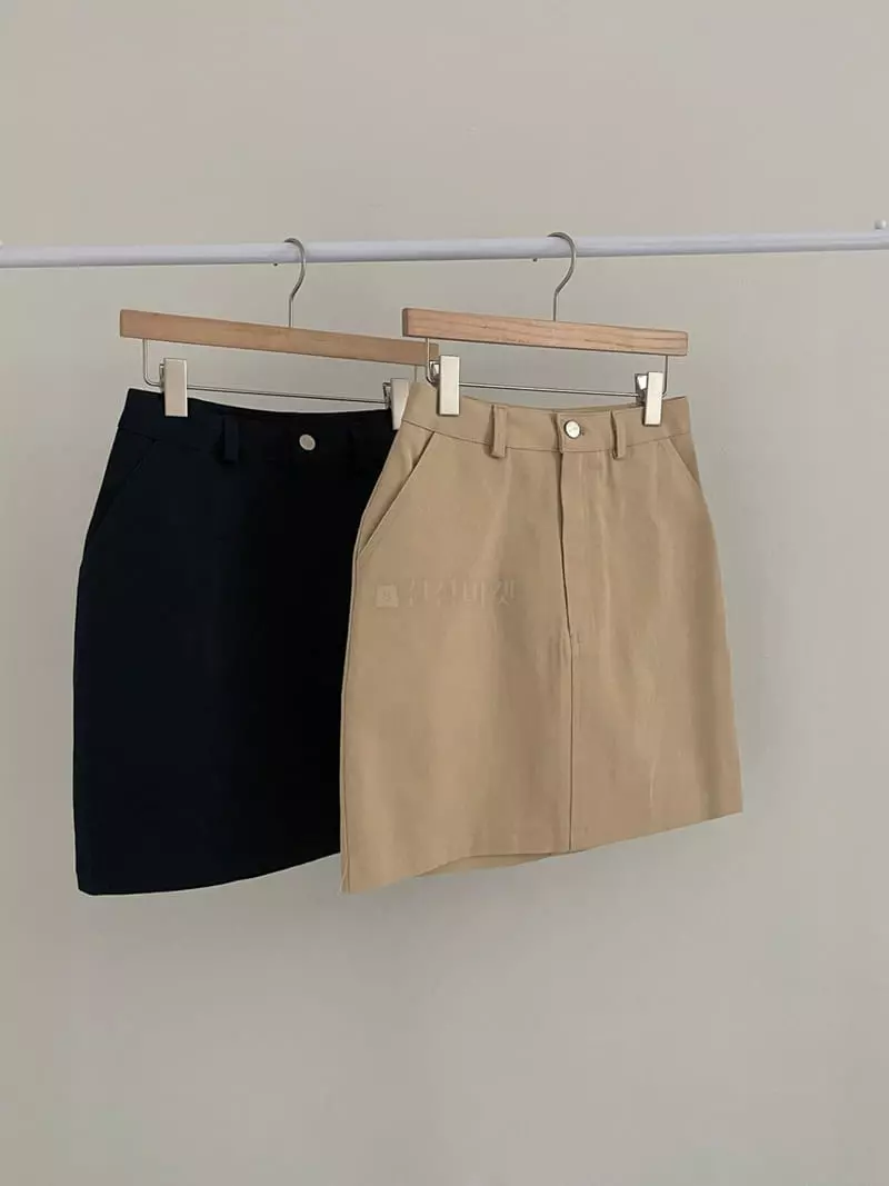 Enten - Korean Women Fashion - #momslook - Mini Skirt - 4