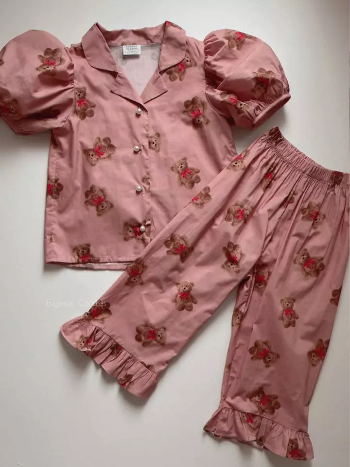 Eugenie Candies - Korean Children Fashion - #fashionkids - Ggom Top Bottom Set - 5
