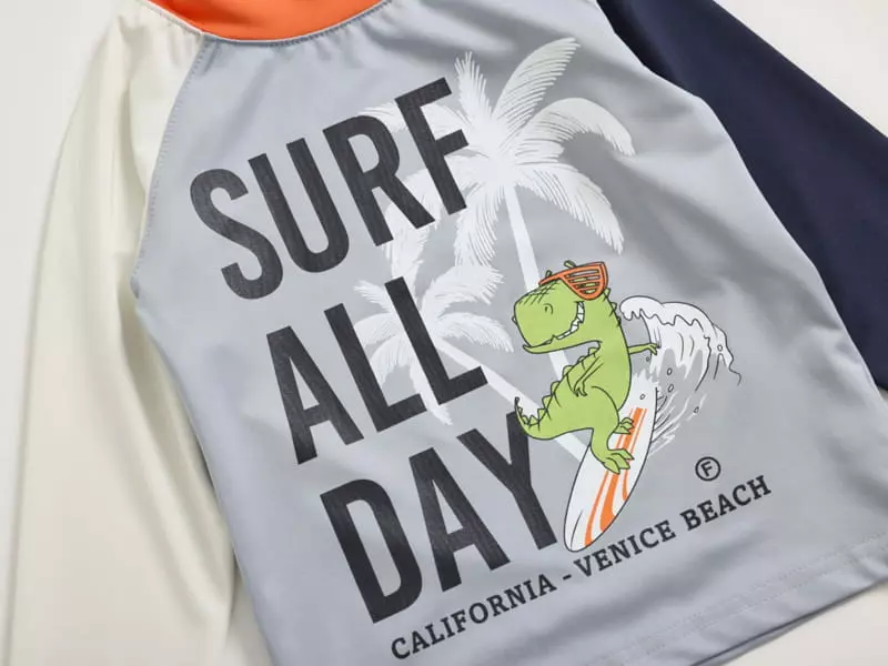 Fashion King - Korean Children Fashion - #kidsshorts - Surf Day Rashguard Set - 12