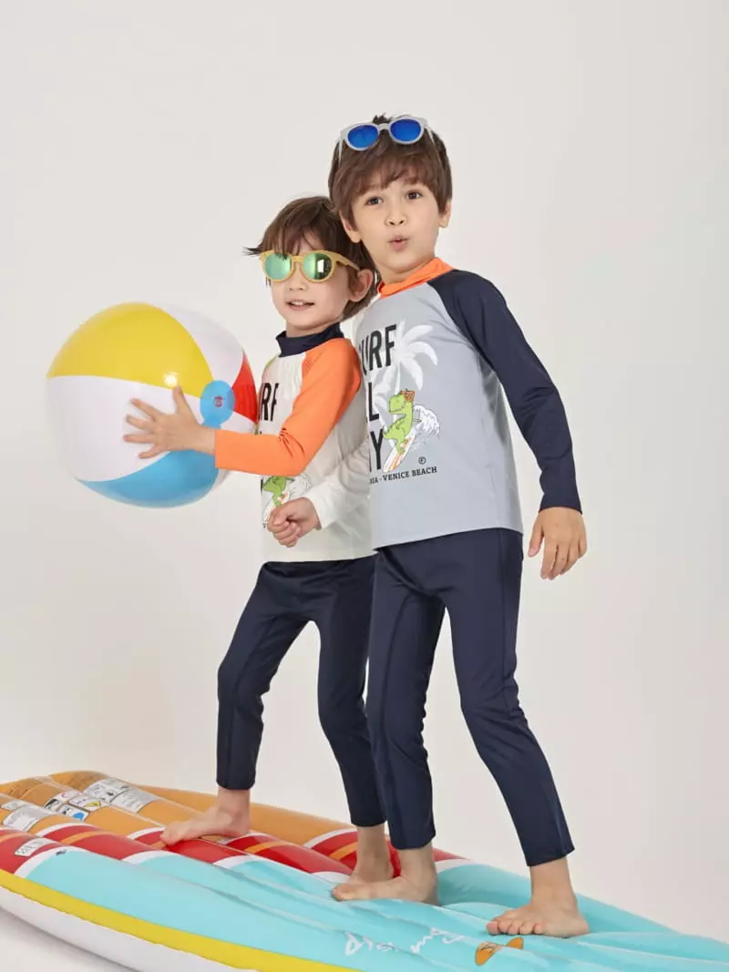 Fashion King - Korean Children Fashion - #magicofchildhood - Surf Day Rashguard Set