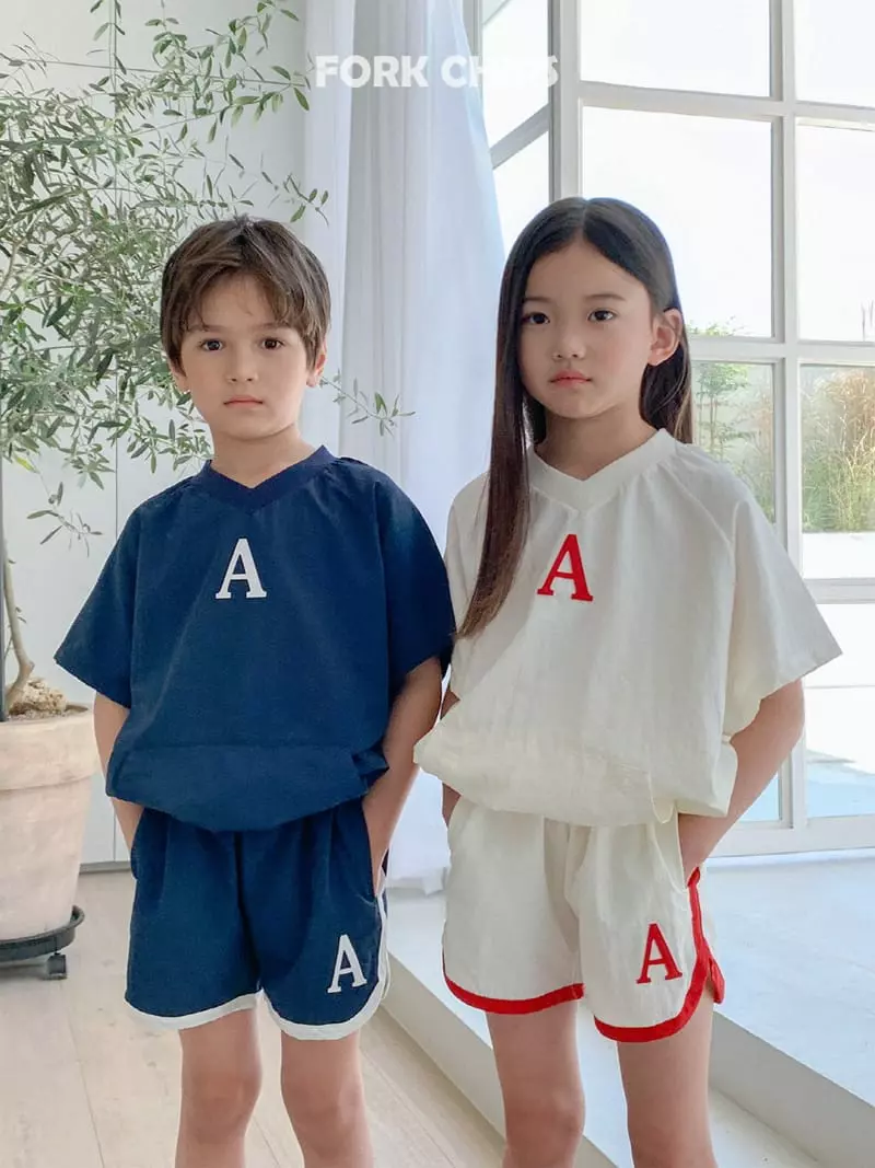 Fork Chips - Korean Children Fashion - #Kfashion4kids - Abec Piping Shorts - 7