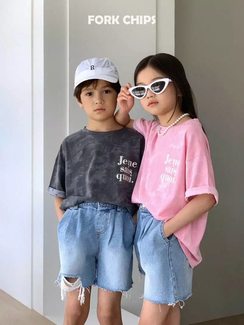 Fork Chips - Korean Children Fashion - #childofig - Jeje Water Paint Tee - 11