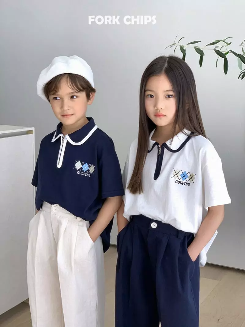Fork Chips - Korean Children Fashion - #childofig - Polson Tee - 9