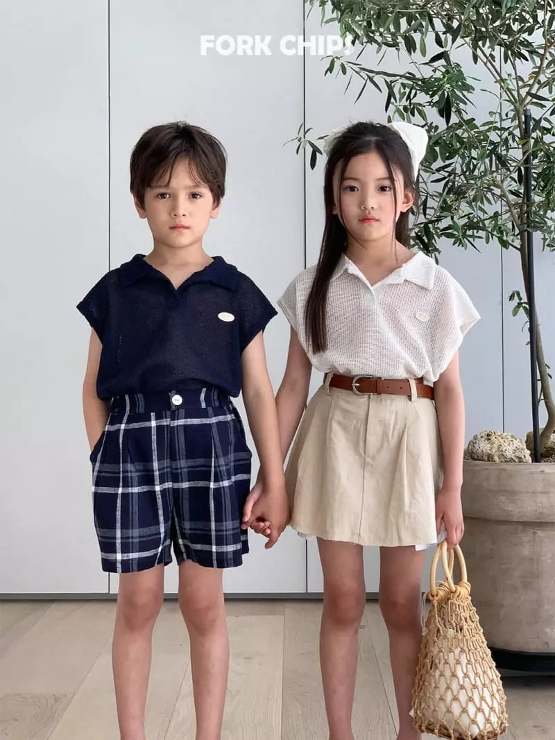 Fork Chips - Korean Children Fashion - #childofig - Coconut Sleeveless - 8