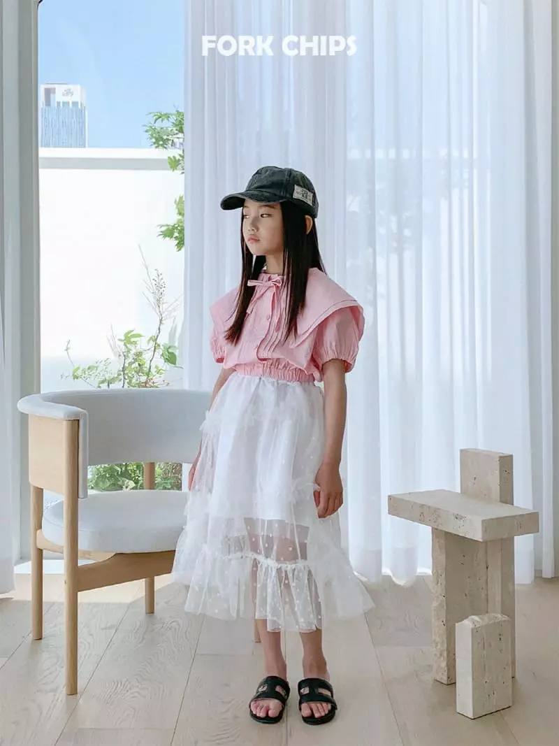 Fork Chips - Korean Children Fashion - #childofig - Waltz Skirt - 2