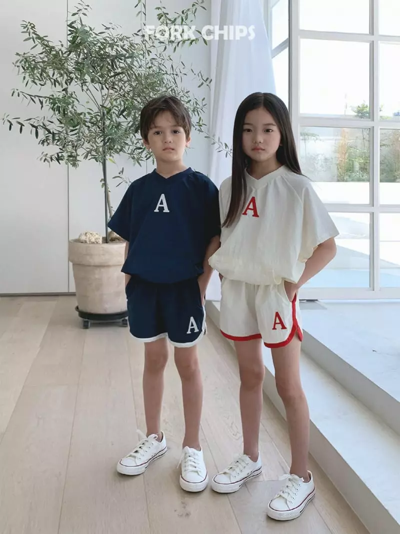 Fork Chips - Korean Children Fashion - #childofig - Abec Piping Shorts - 12