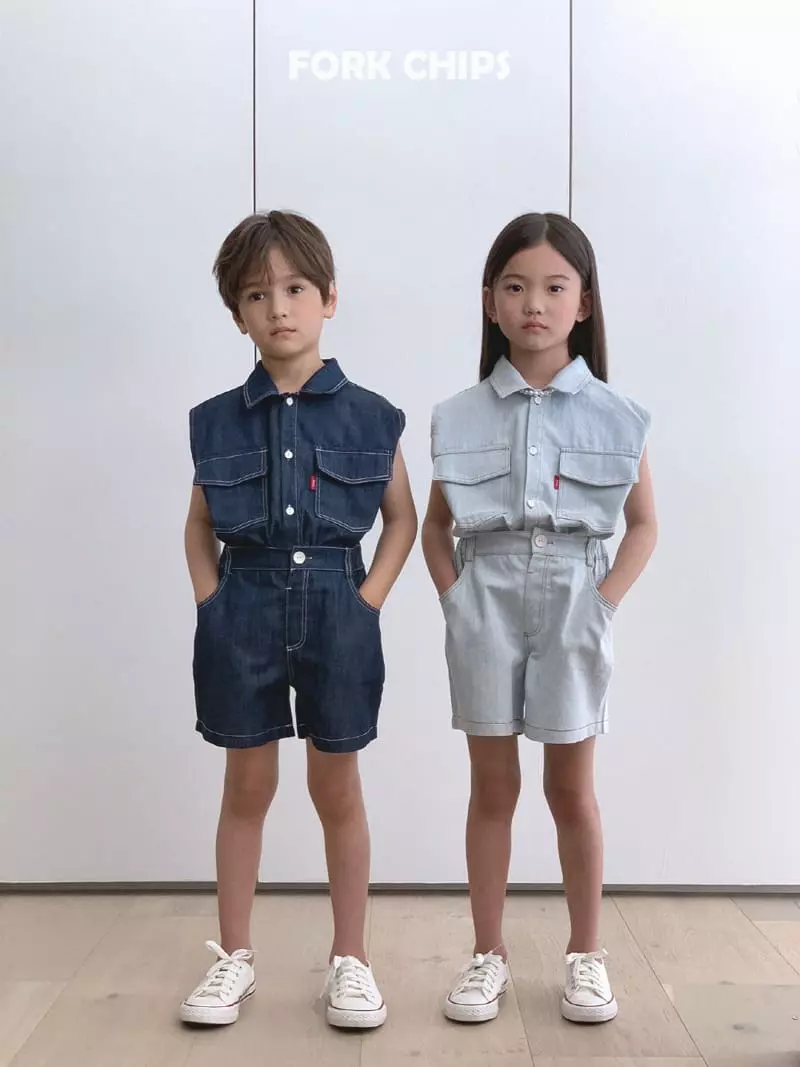 Fork Chips - Korean Children Fashion - #childofig - Reverse Stitch Shorts - 11