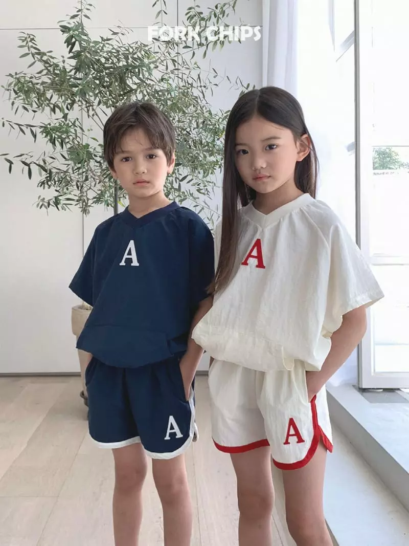 Fork Chips - Korean Children Fashion - #childrensboutique - Abec Pocket Tee - 8