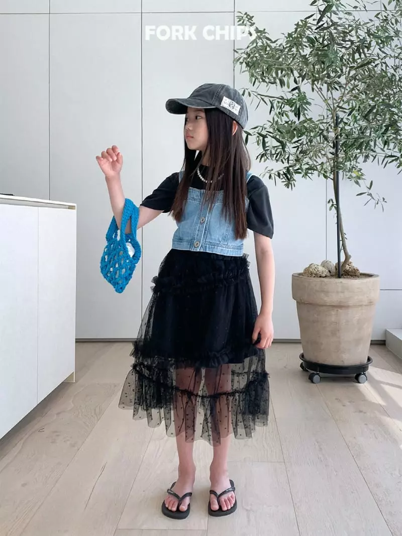 Fork Chips - Korean Children Fashion - #childrensboutique - Waltz Skirt - 3