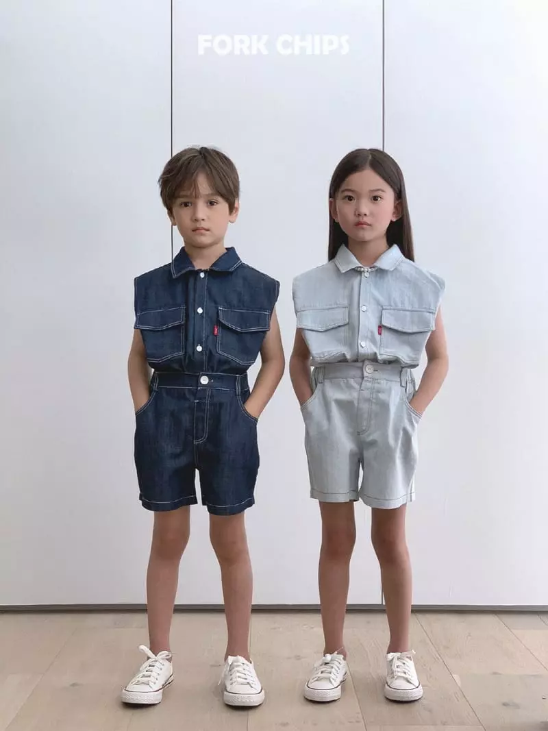 Fork Chips - Korean Children Fashion - #designkidswear - Reverse Shirt