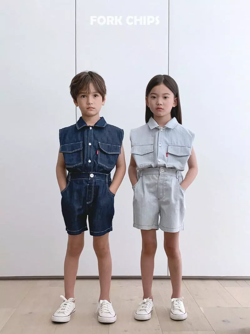 Fork Chips - Korean Children Fashion - #discoveringself - Reverse Shirt - 2