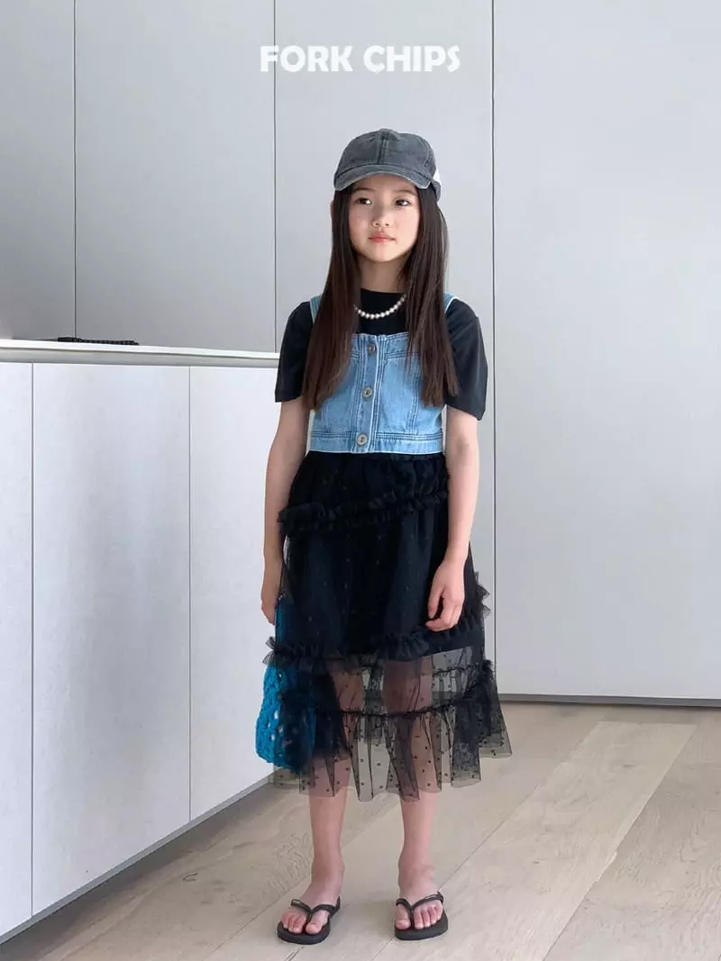 Fork Chips - Korean Children Fashion - #discoveringself - Waltz Skirt - 5