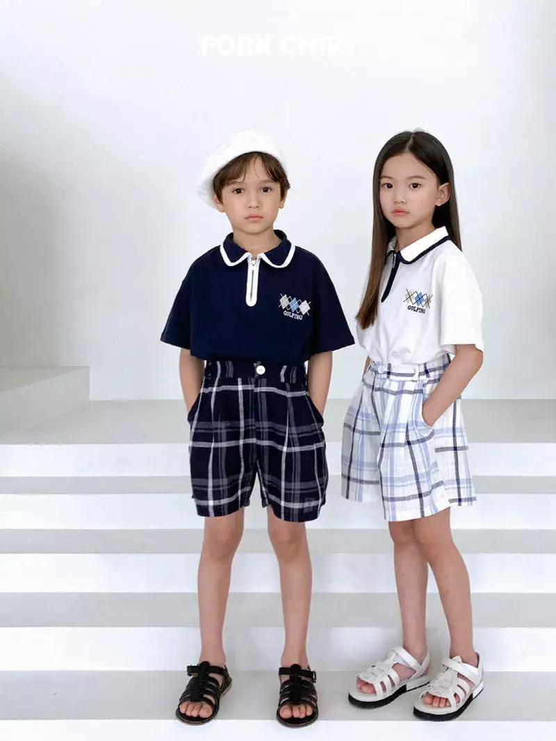 Fork Chips - Korean Children Fashion - #discoveringself - Mild Summer Shorts - 4