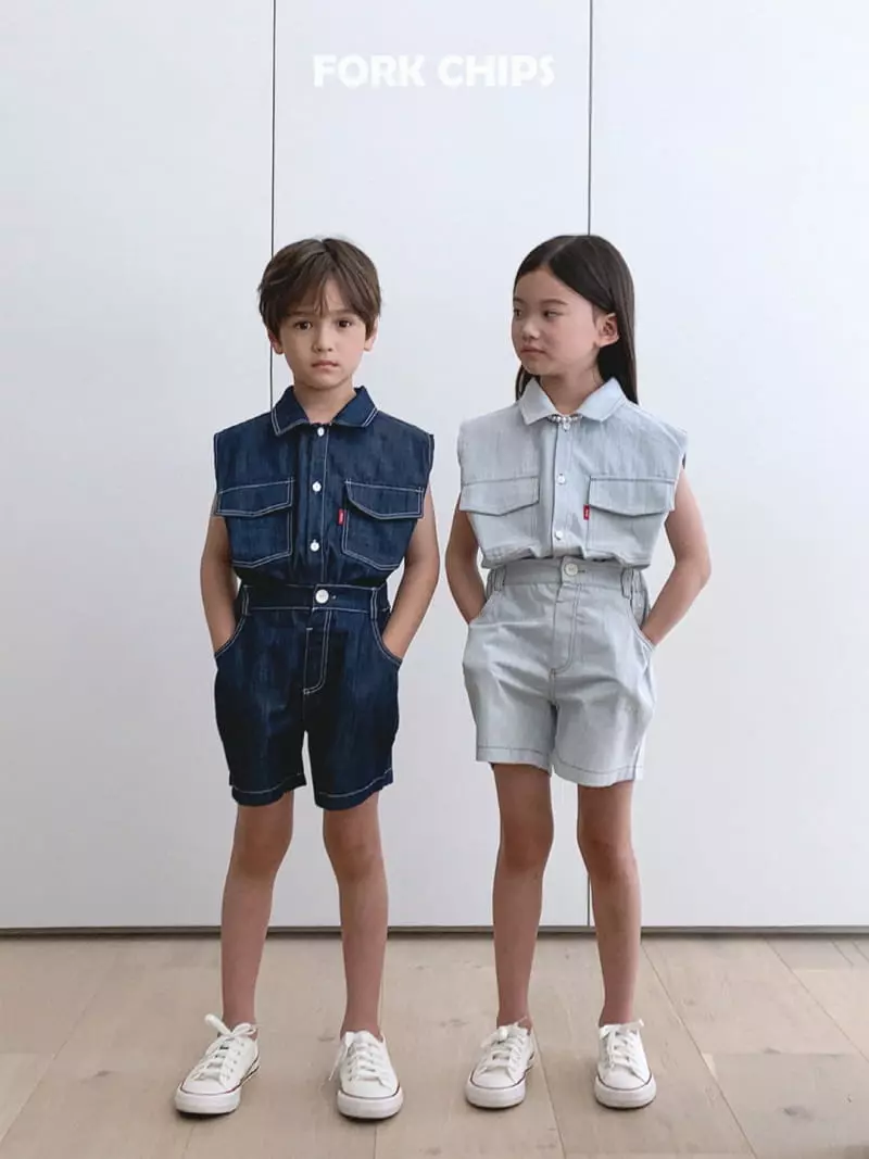Fork Chips - Korean Children Fashion - #fashionkids - Reverse Shirt - 4