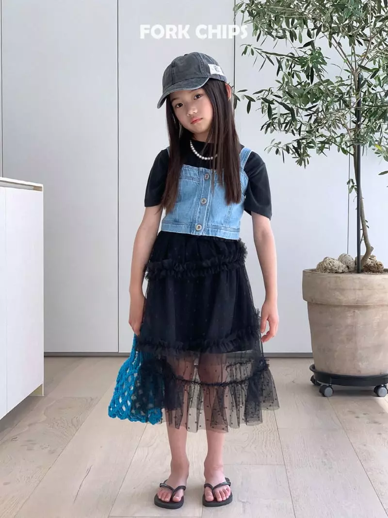 Fork Chips - Korean Children Fashion - #kidsshorts - Waltz Skirt - 7