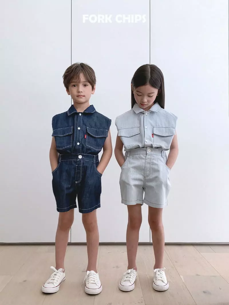 Fork Chips - Korean Children Fashion - #kidsstore - Reverse Shirt - 5