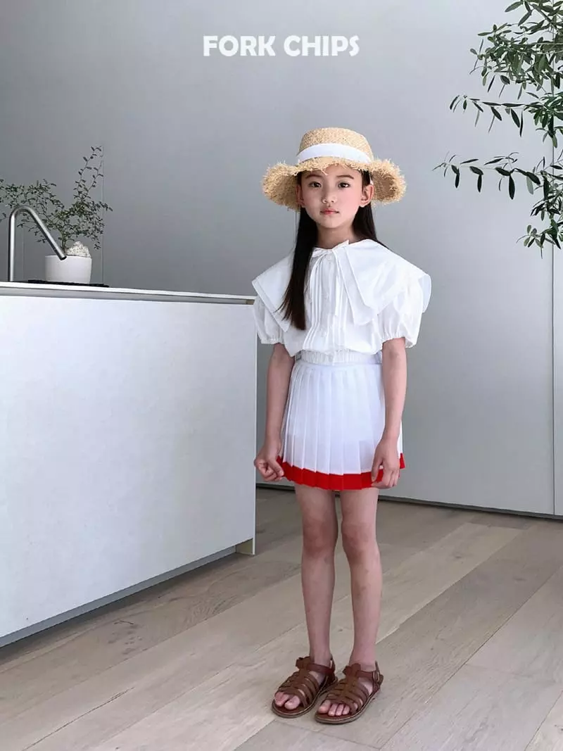 Fork Chips - Korean Children Fashion - #kidsshorts - Jenny Sailor Blouse - 4