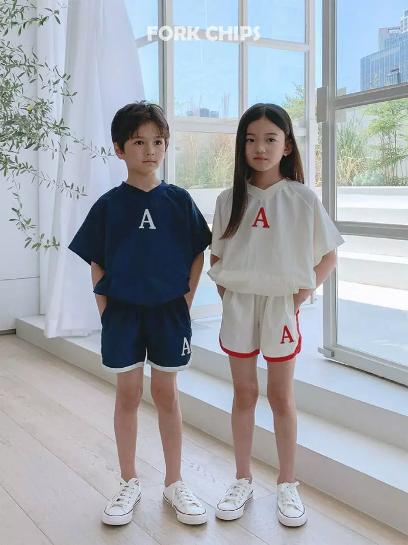 Fork Chips - Korean Children Fashion - #kidsstore - Abec Piping Shorts - 5