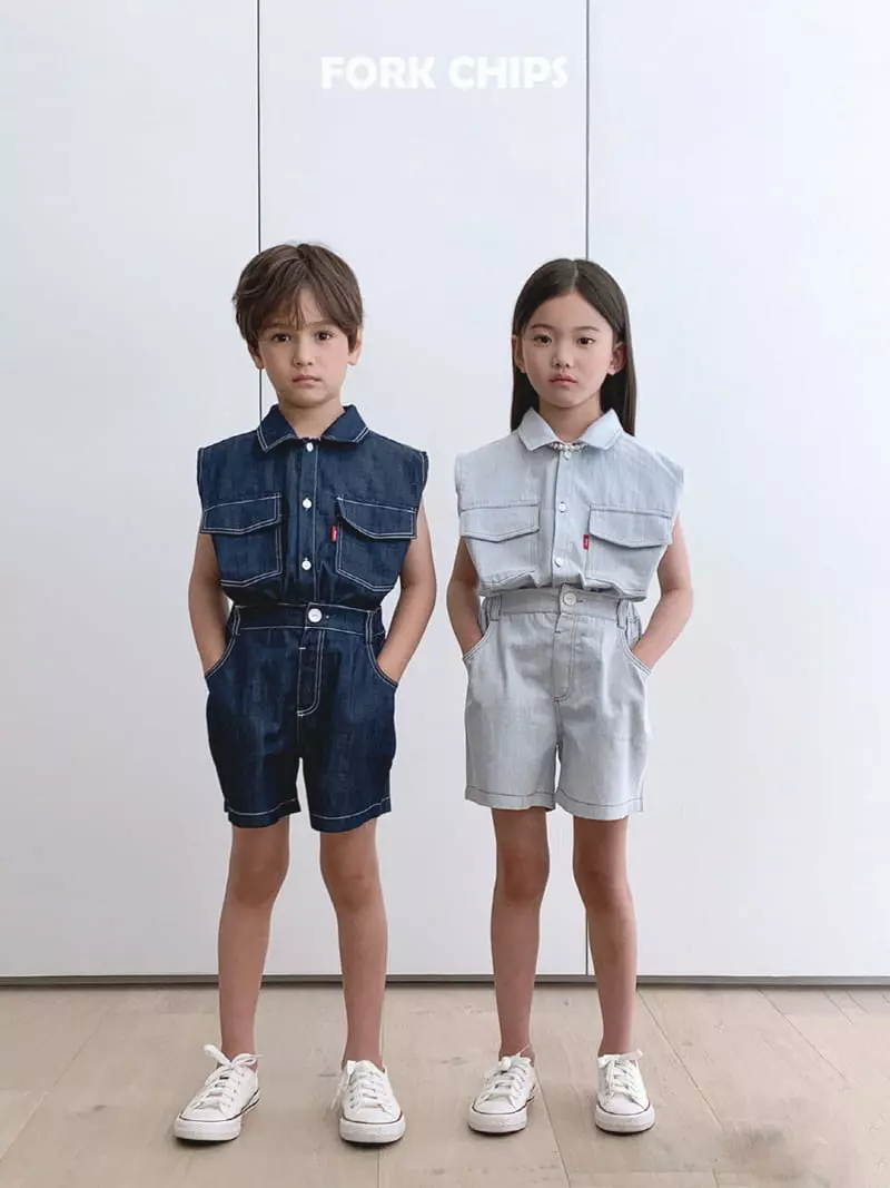 Fork Chips - Korean Children Fashion - #kidsshorts - Reverse Stitch Shorts - 4