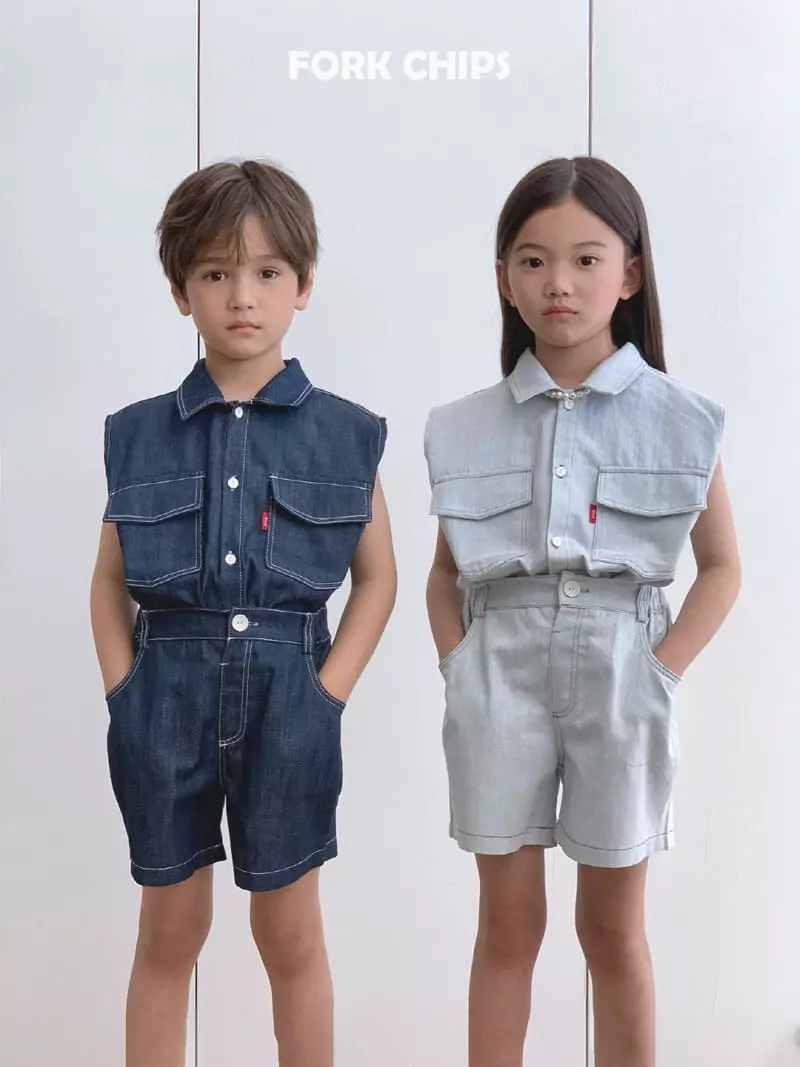 Fork Chips - Korean Children Fashion - #kidzfashiontrend - Reverse Shirt - 6