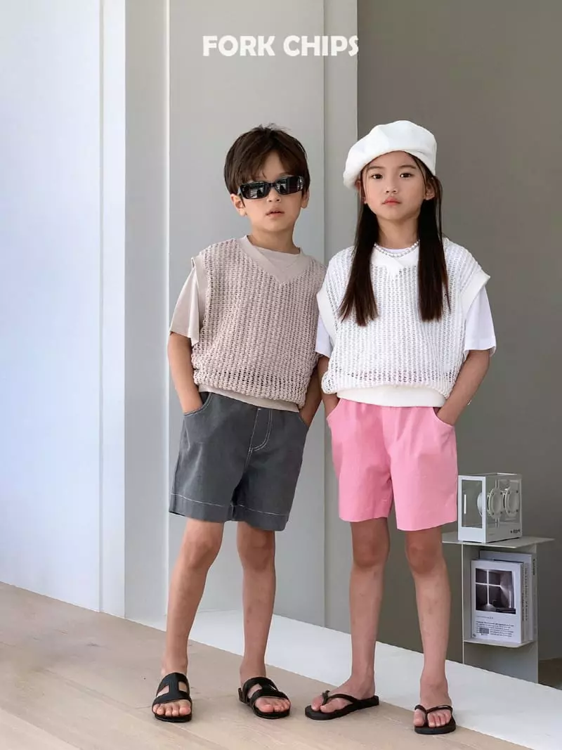 Fork Chips - Korean Children Fashion - #kidzfashiontrend - Herry Pigment Shorts - 8
