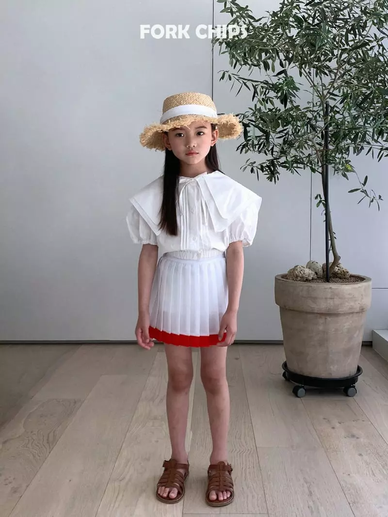 Fork Chips - Korean Children Fashion - #littlefashionista - Jenny Sailor Blouse - 7