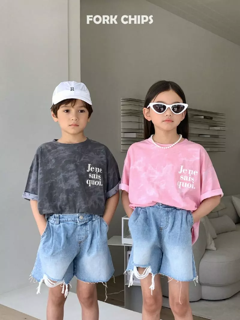 Fork Chips - Korean Children Fashion - #Kfashion4kids - Jeje Water Paint Tee - 4