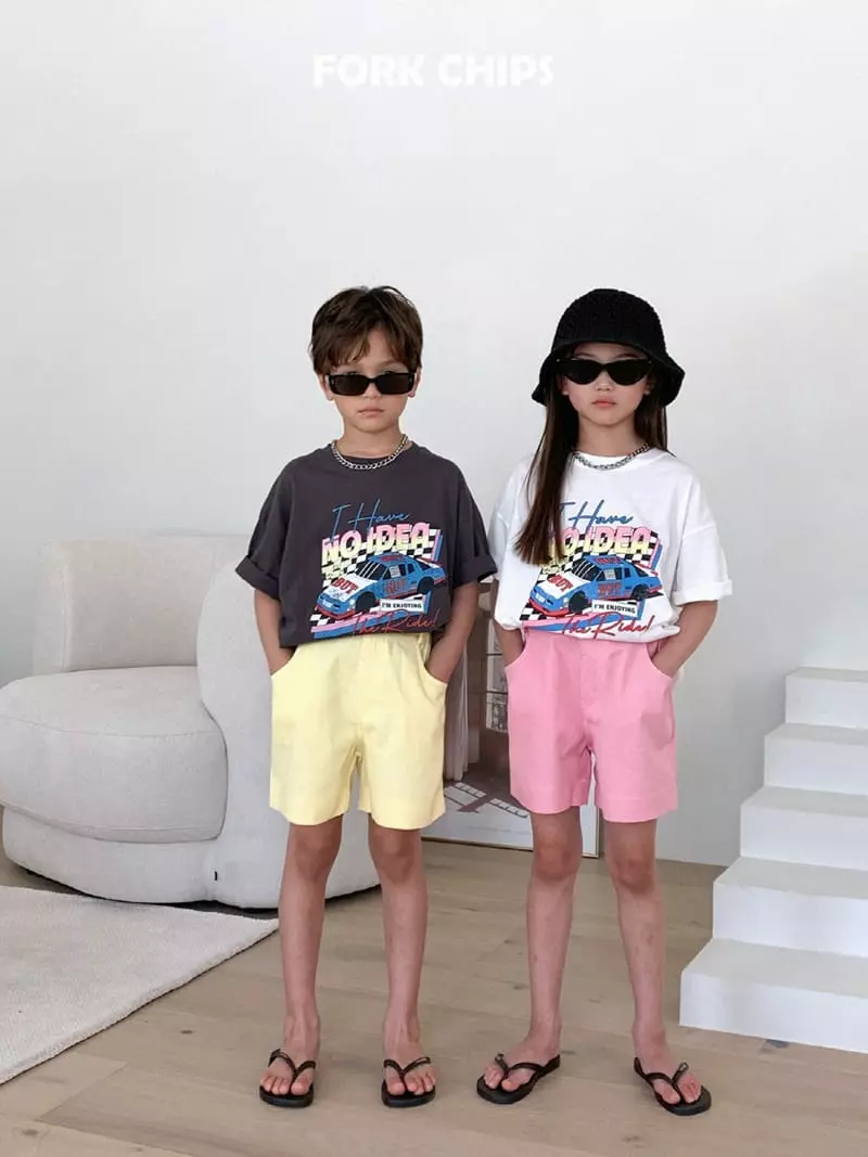 Fork Chips - Korean Children Fashion - #littlefashionista - Have Tee - 3