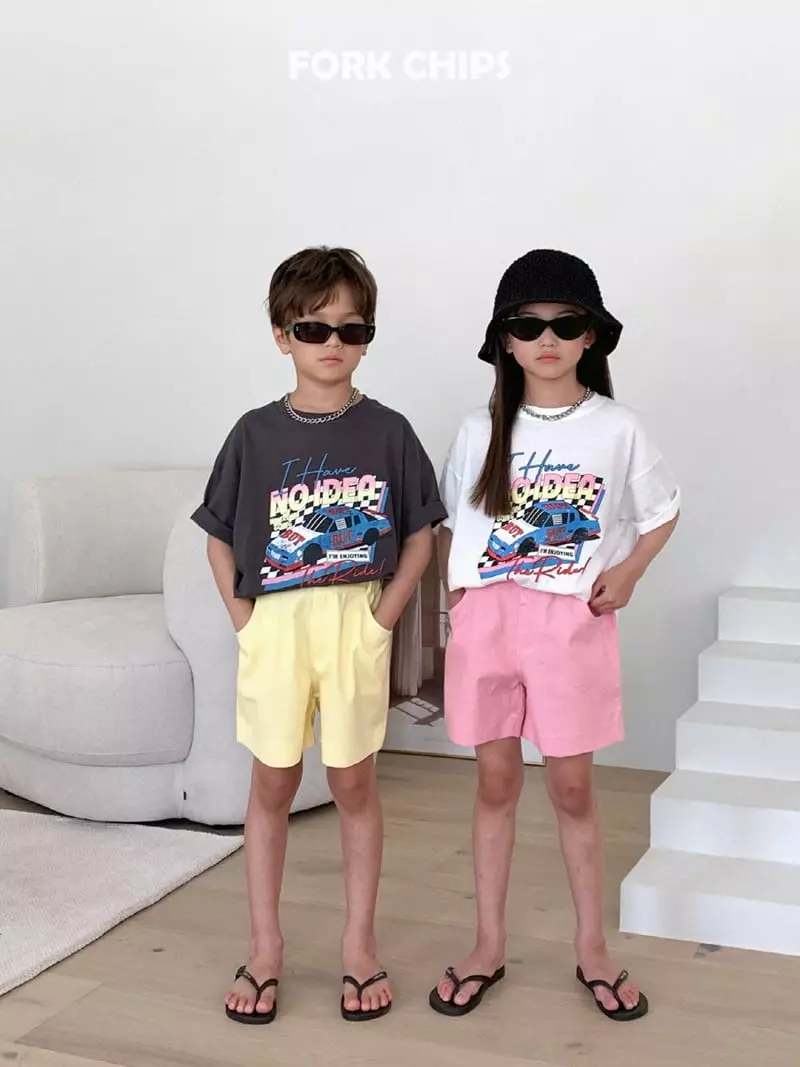 Fork Chips - Korean Children Fashion - #littlefashionista - Have Tee - 4