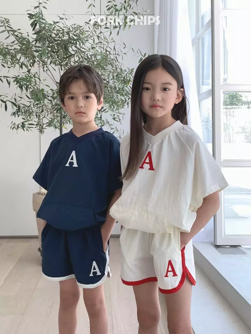 Fork Chips - Korean Children Fashion - #magicofchildhood - Abec Piping Shorts - 9