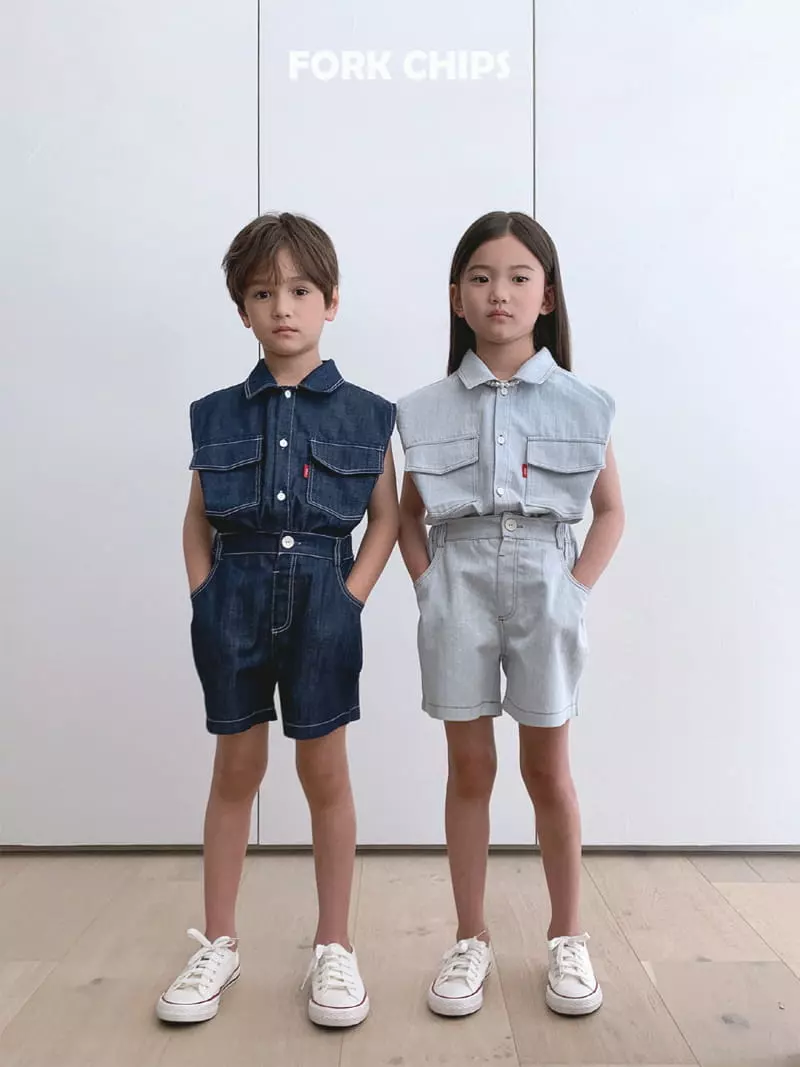Fork Chips - Korean Children Fashion - #magicofchildhood - Reverse Stitch Shorts - 8