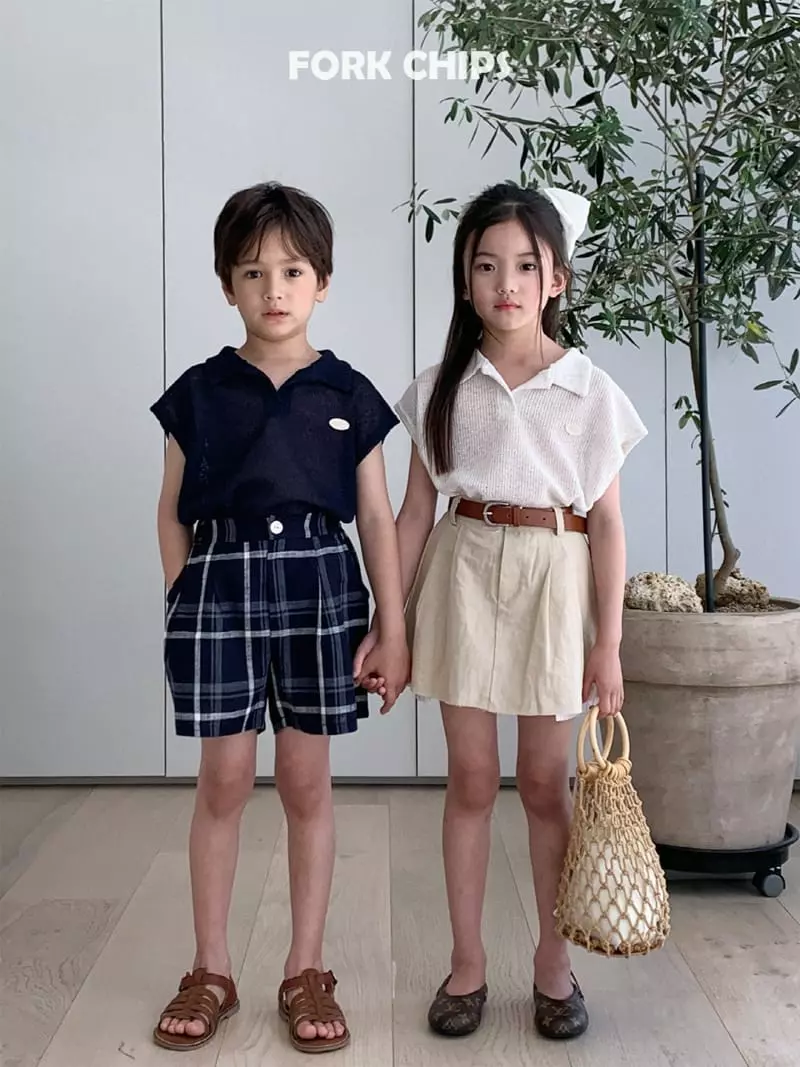 Fork Chips - Korean Children Fashion - #minifashionista - Coconut Sleeveless - 3