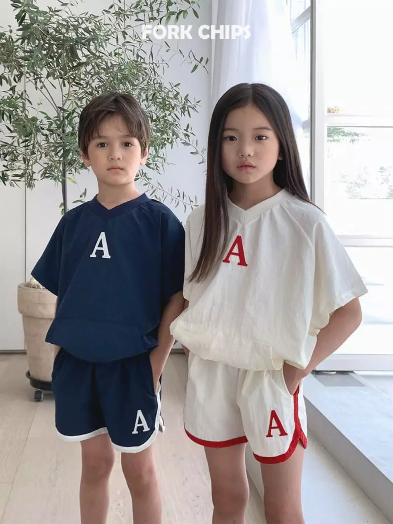 Fork Chips - Korean Children Fashion - #minifashionista - Abec Pocket Tee - 2