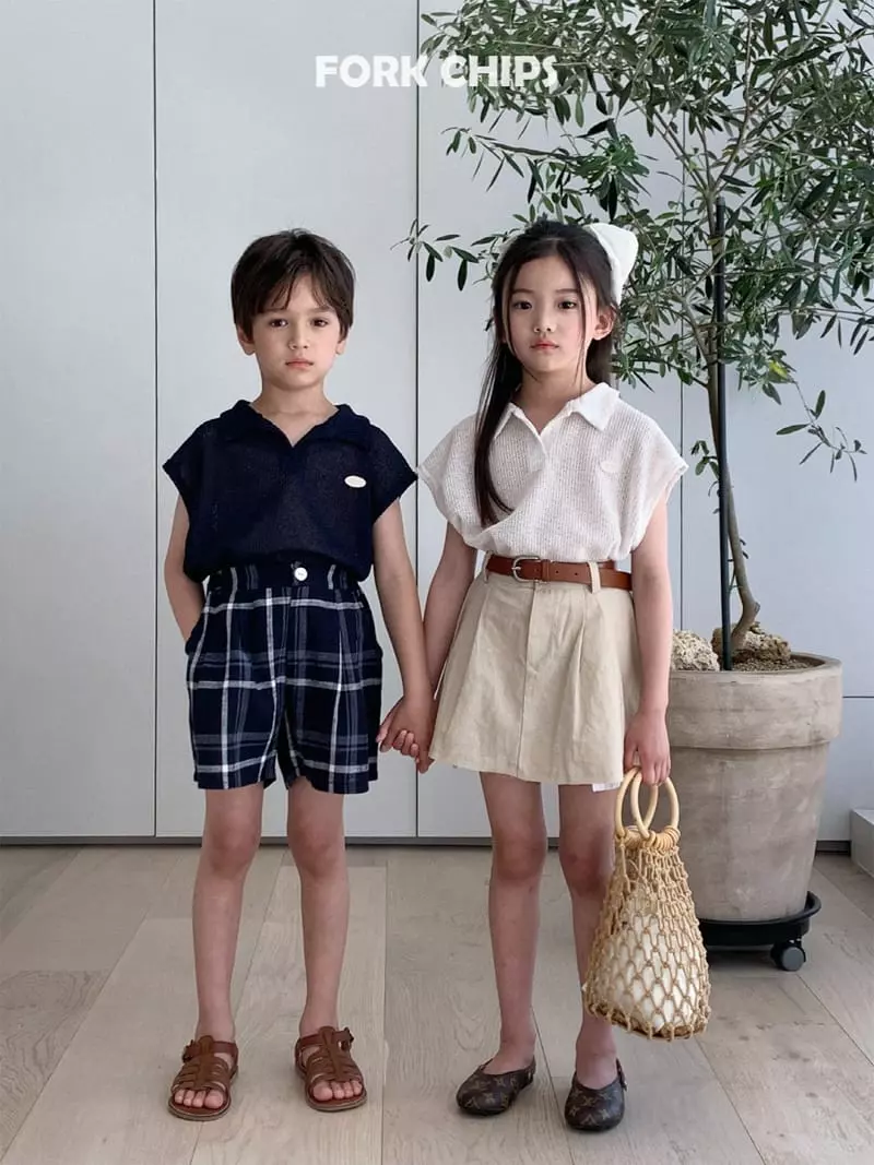 Fork Chips - Korean Children Fashion - #minifashionista - Coconut Sleeveless - 4