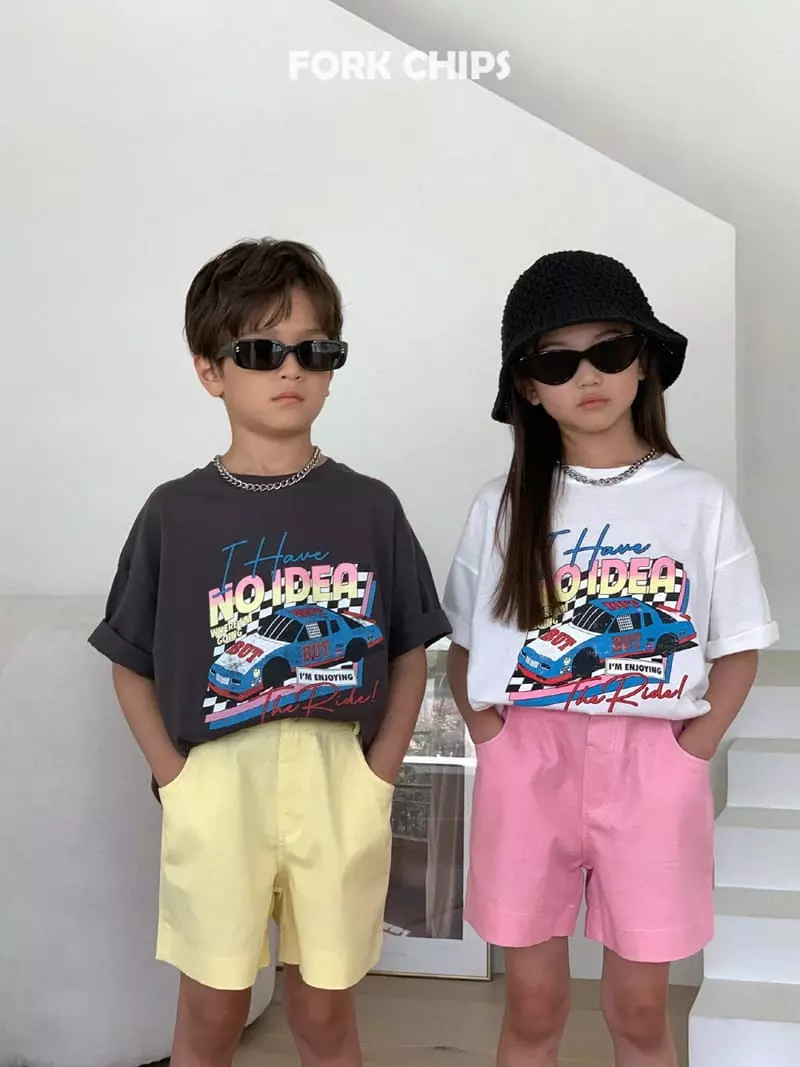 Fork Chips - Korean Children Fashion - #stylishchildhood - Have Tee - 9