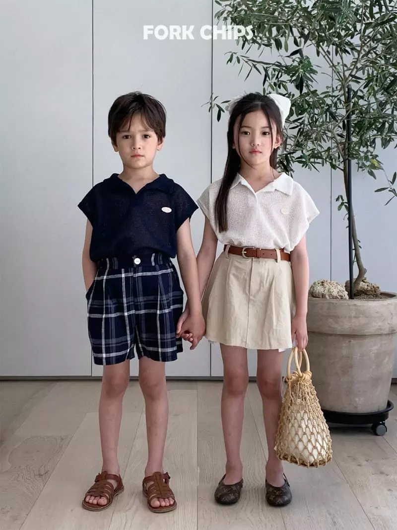 Fork Chips - Korean Children Fashion - #stylishchildhood - Coconut Sleeveless - 7