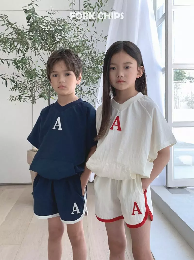 Fork Chips - Korean Children Fashion - #stylishchildhood - Abec Pocket Tee - 6